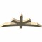 Ekena Millwork Alberta Rough Sawn Timber Gable Bracket, Douglas Fir, 60"W x 22"H x 4"D x 4"F, 9/12 Pitch GBW060X22X0404ALB00RDF - alternate 5